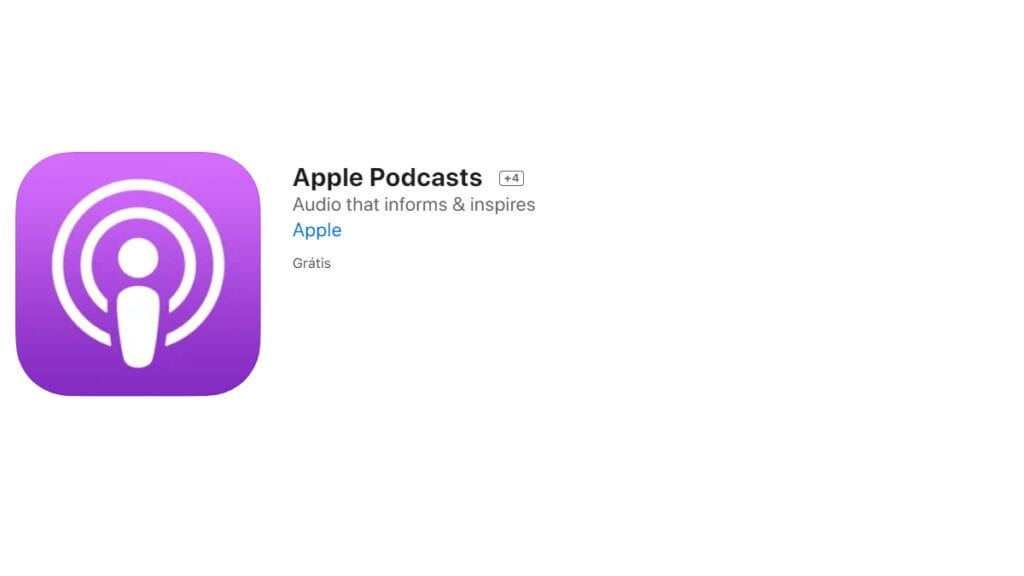 O Podcasts da Apple é um app que permite escutar seus podcasts favoritos