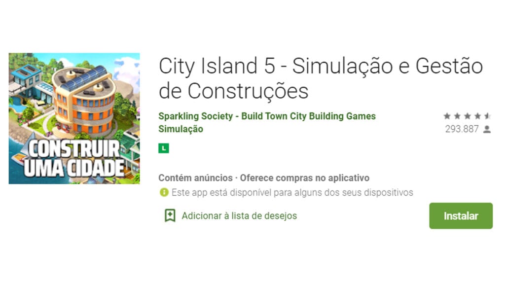 City island é um bom jogo de gerenciamento offline