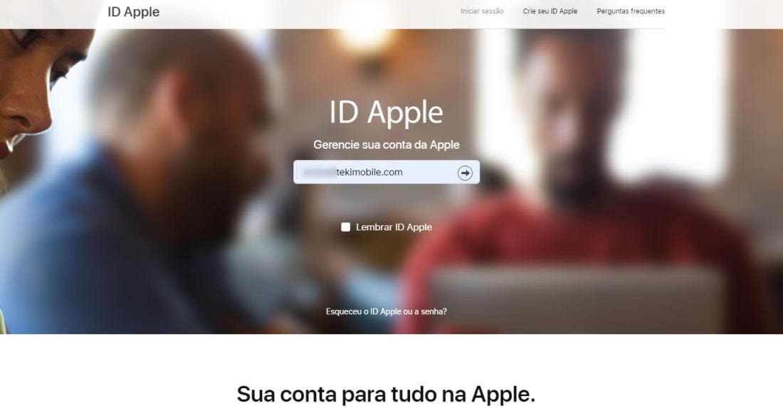 Criar Apple ID