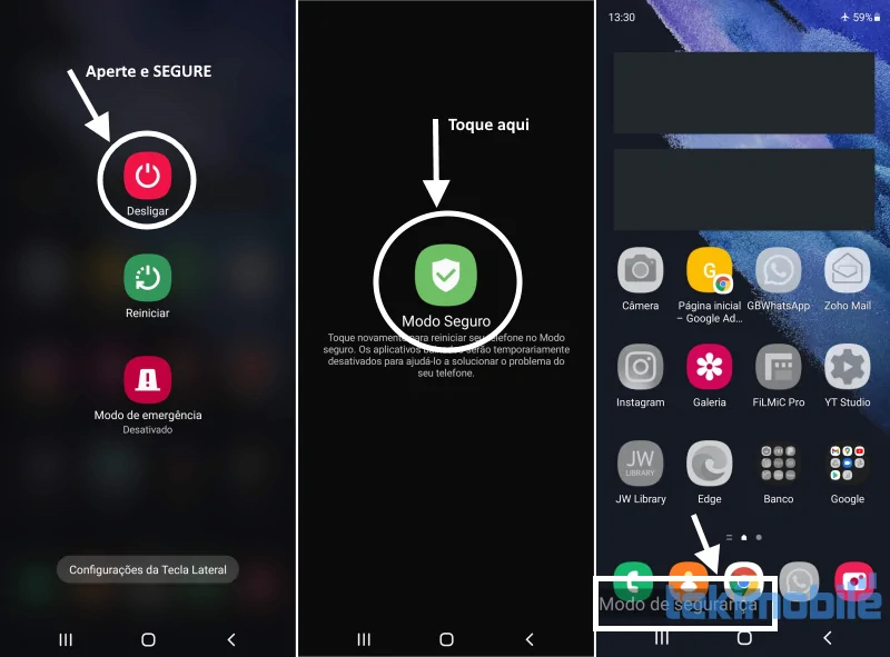 Como Ativar E Desativar Modo De Segurança No Android 2636