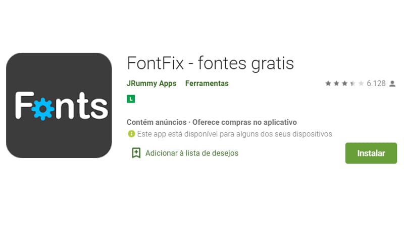O Fontfix possui muitas ferramentas acessiveis