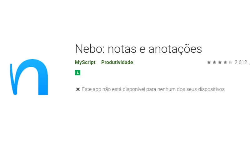 o Nebo é o aplicativo mais completo de notas