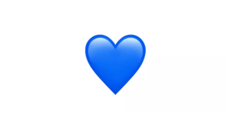 saiba o significado do coração azul