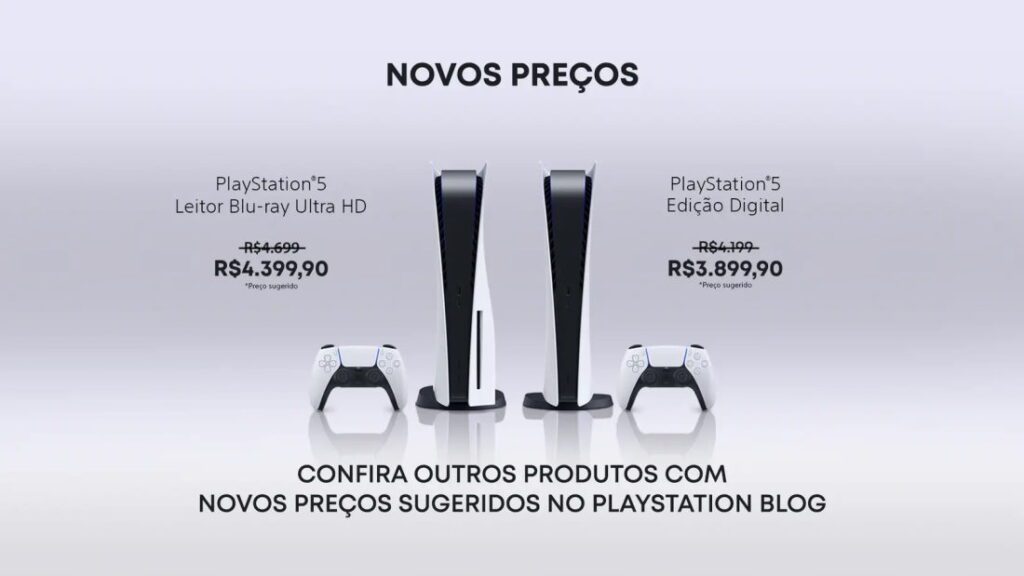 Playtation 5 preços