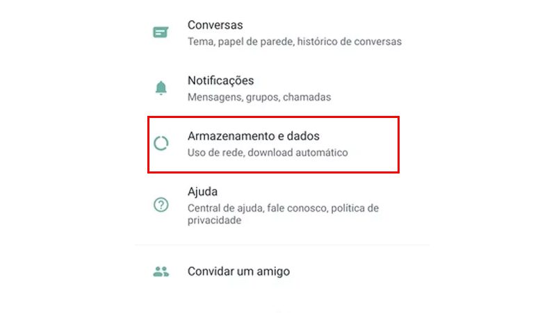 Vá em armazenamento e dados