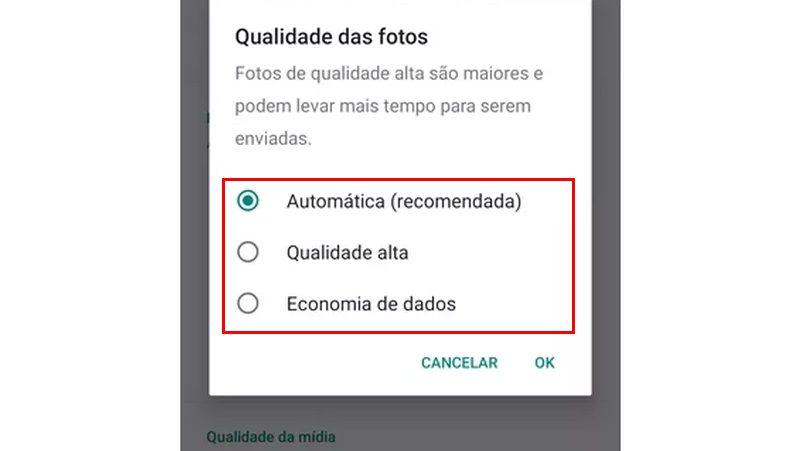 aprenda como enviar fotos no whatsapp com alta qualidade