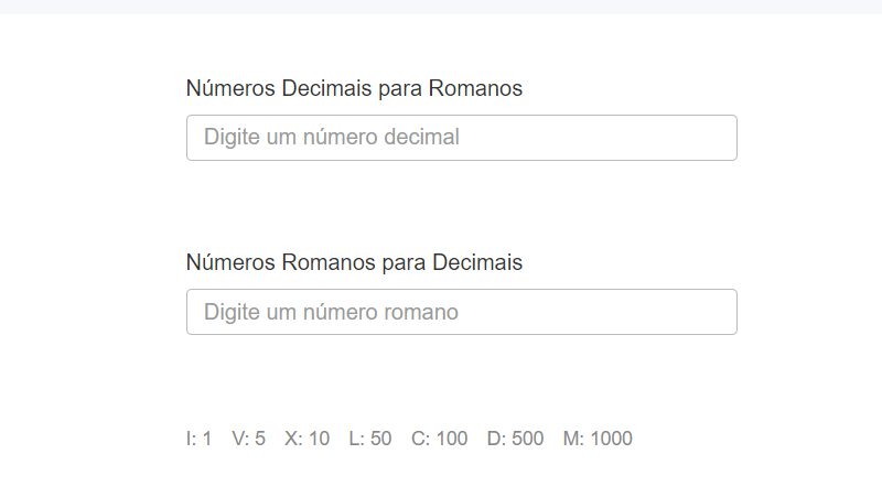 converta seus números facilmente para caracteres romanos