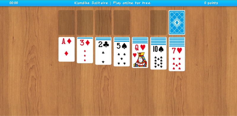 jogue paciência gratuitamente na Klondike Solitaire