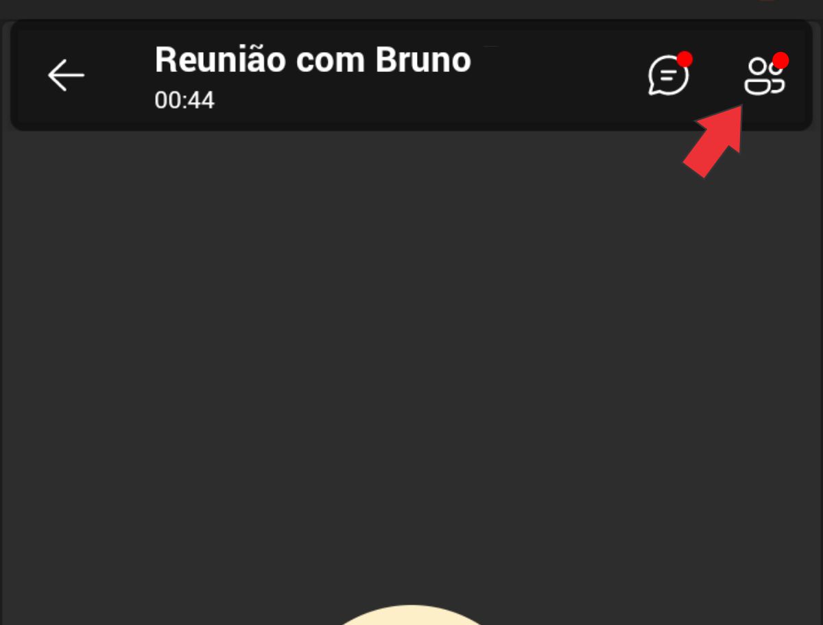 Como mostrar os participantes no Microsoft Teams iphone e android