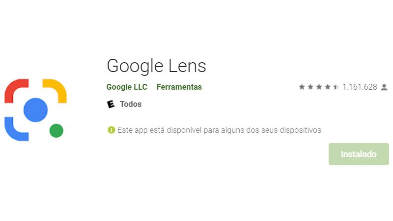 aplicativo Google Lens