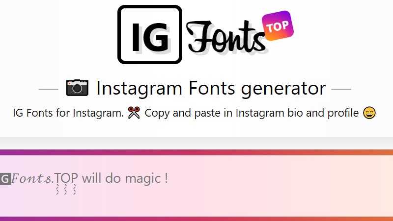 ig fonts top é ótima opção