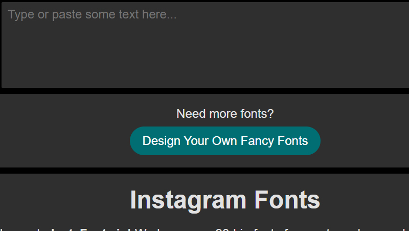 instagram fonts é uma ótima opção