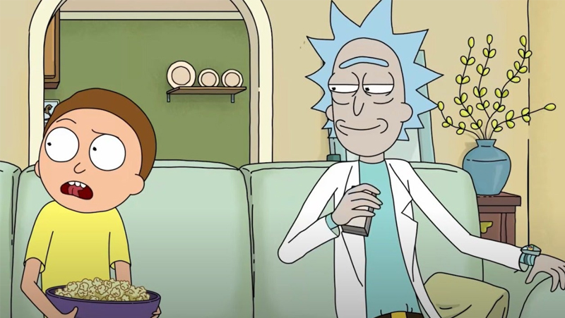 rick and morty se mantem na liderança