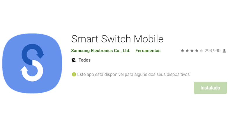 smart switch é necessário para o processo de transferir histórico de conversas