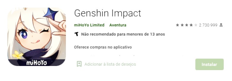 Baixe em seu Android - Como baixar Genshin Impact