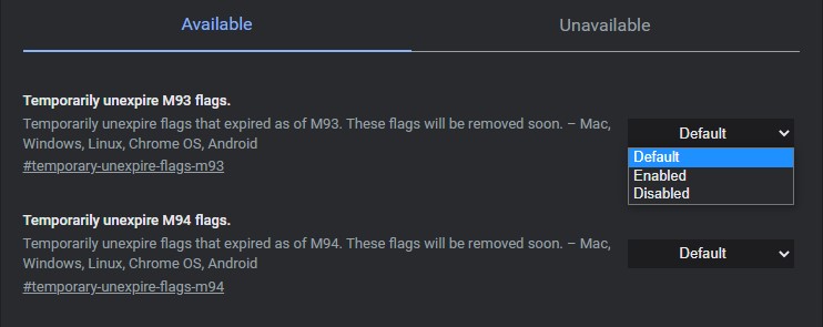 Como habilitar as flags no Chrome flags
