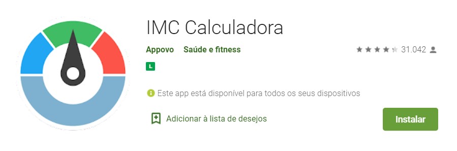 IMC Calculadora - Aplicativos para calcular o IMC no Android