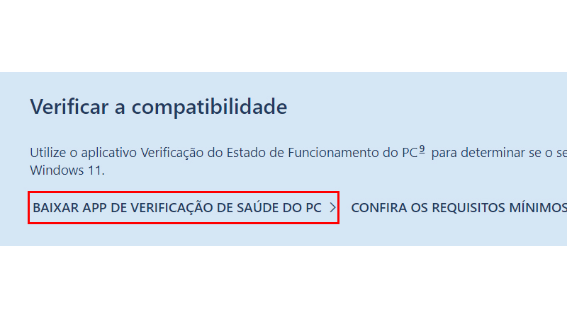 baixe a ferramenta sobre o windows 11