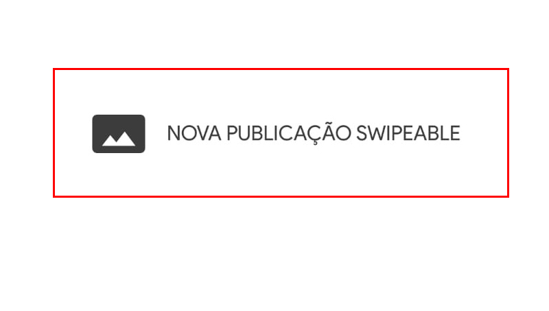 escolha a opção no aplicativo