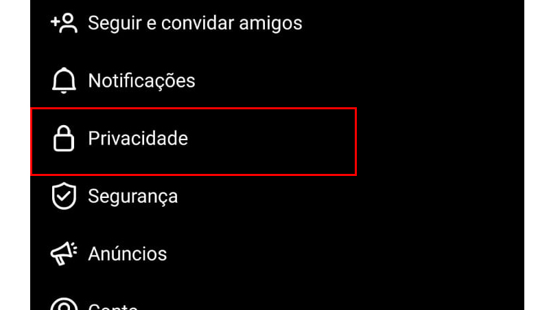 vá em privacidade