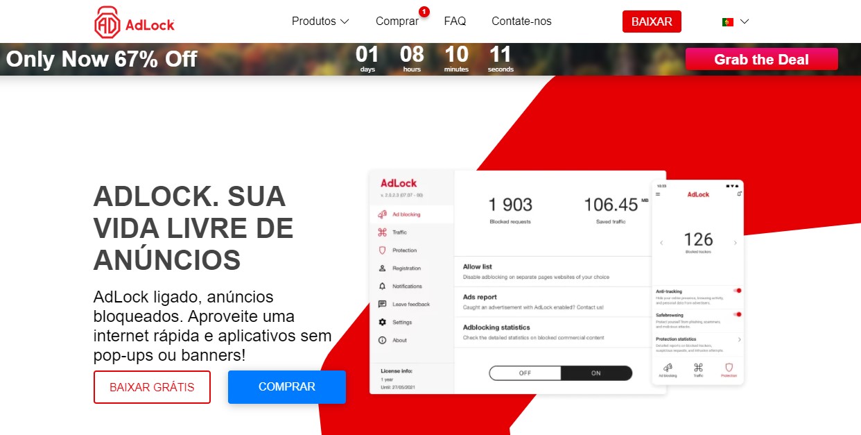 AdLock é muito semelhante ao AdBlock