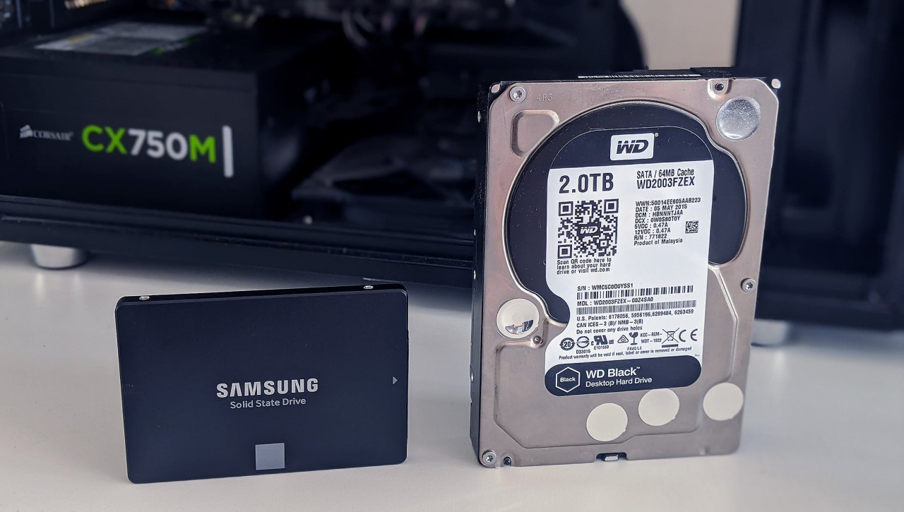 Comparação entre SSD e HDD
