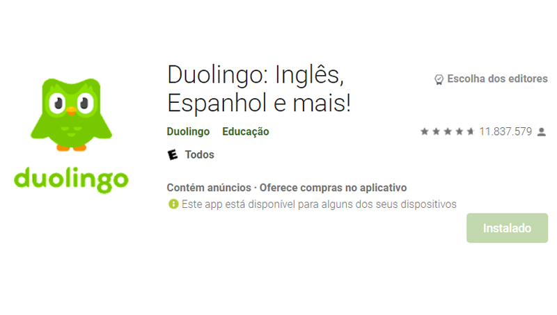 Duolingo é uma das melhores opções de cursos online gratuitos