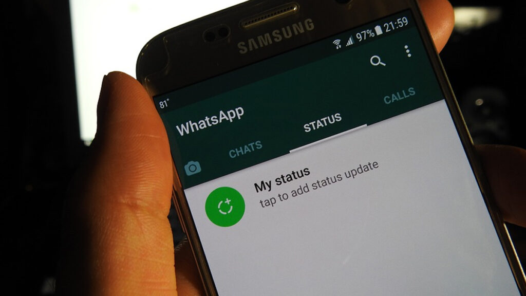 Como postar status no WhatsApp Web passo a passo 3