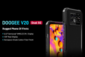 Doogee V20 5G será lançado com tela AMOLED, tela na traseira e feito de fibra de carbono 4