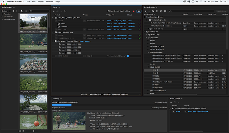 Adobe Media Encoder - Qual melhor conversor de vídeo