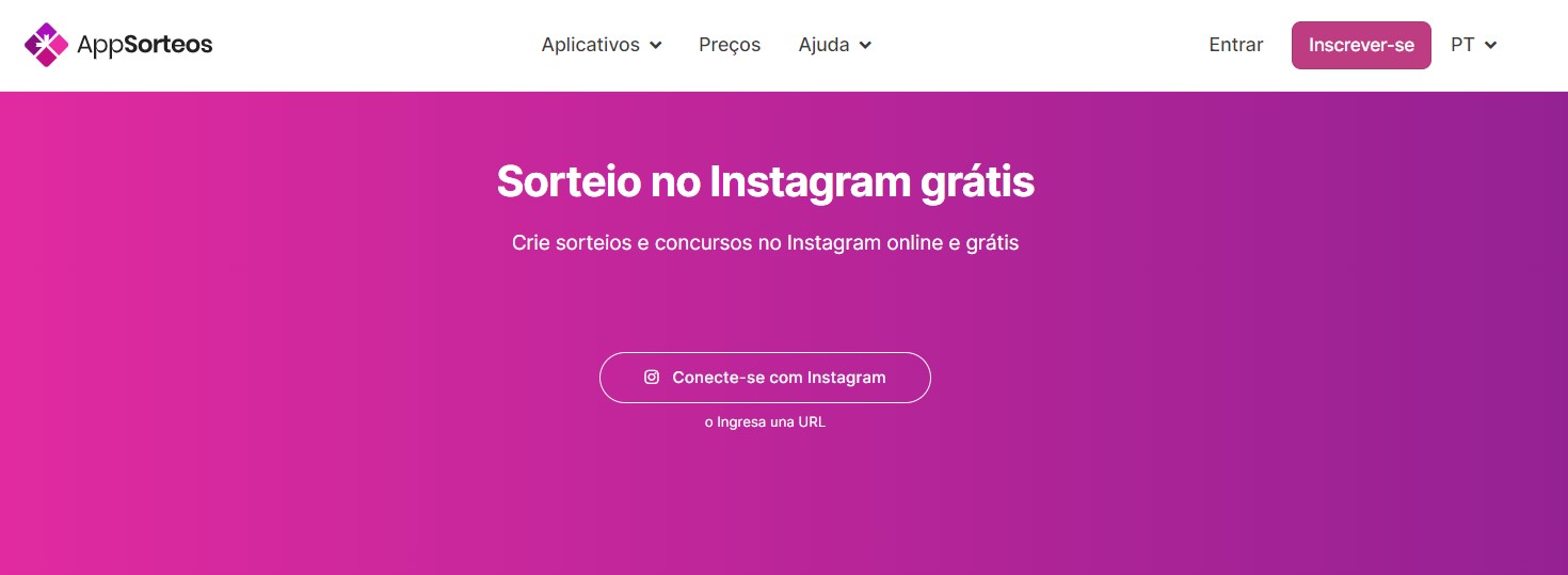 AppSorteos - Como fazer sorteio no Instagram AppSorteos - Como fazer sorteio no Instagram