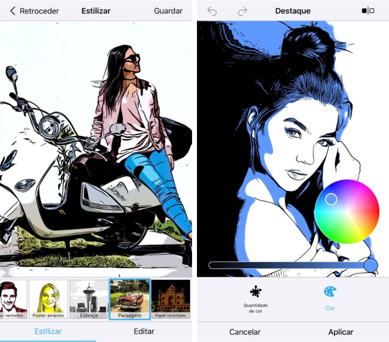Clip2Comic - 6 melhores apps para transformar foto em desenho