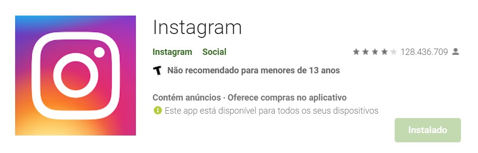 Como atualizar o Instagram Android