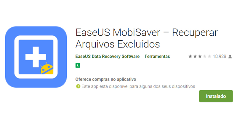 EaseUs é ótimo para recuperar suas mensagens apagadas