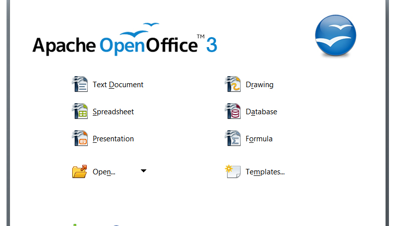 O OpenOffice é uma opção de código aberto