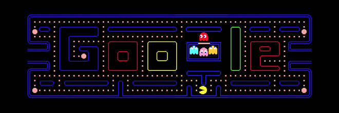 Pacman Doodle - Melhores Jogos Google