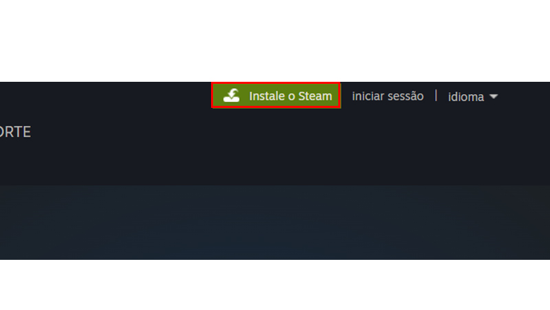 Para baixar jogos grátis será necessário instalar a Steam