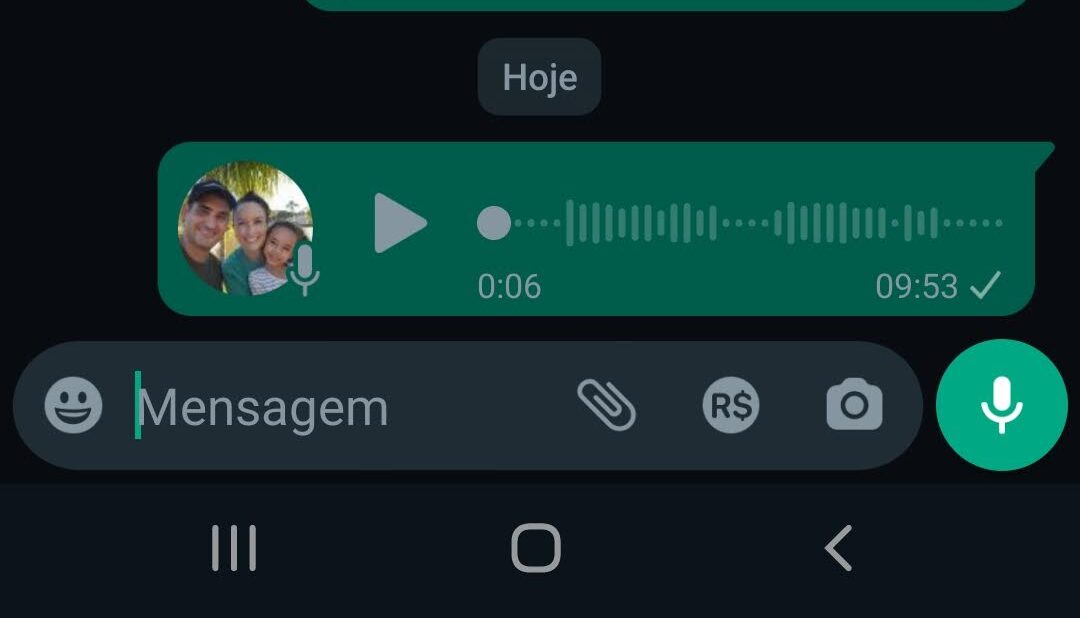 WhatsApp ganha formas de onda nas mensagens de áudio 6