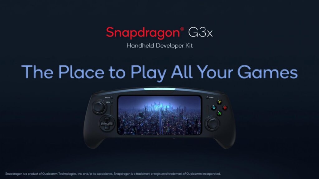 Snapdragon G3x Gen 1 é um chipset para video games portáteis 3