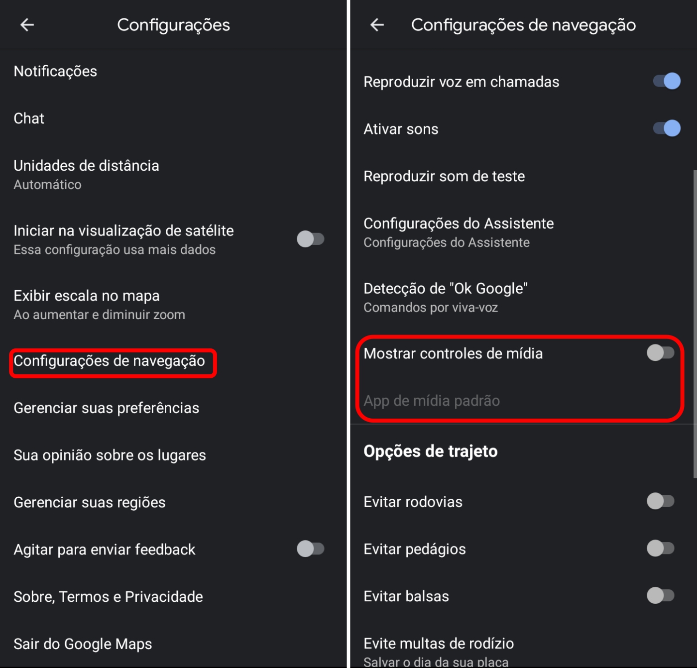 Controle sua playlist pelo aplicativo do Google Maps