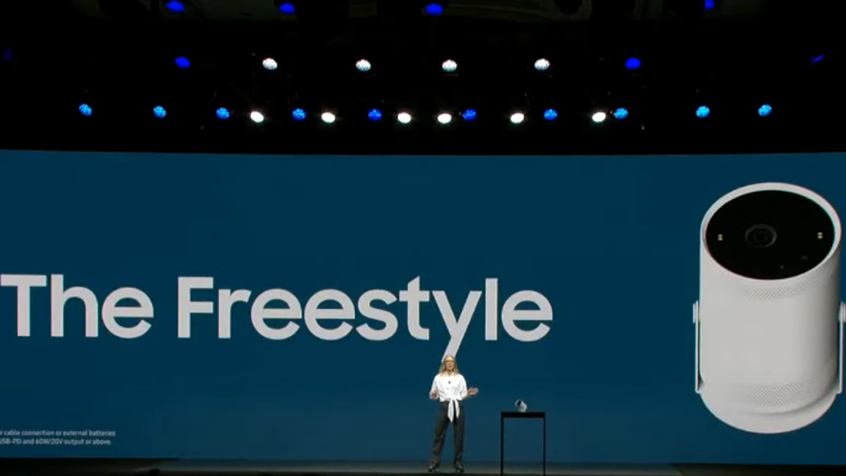 Samsung anuncia o novo e pequeno projetor Freestyle na CES 2022 15