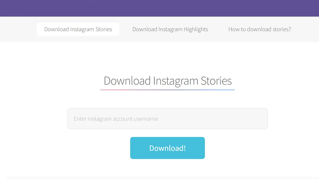 Acesse o site e aprenda como baixar stories do Instagram