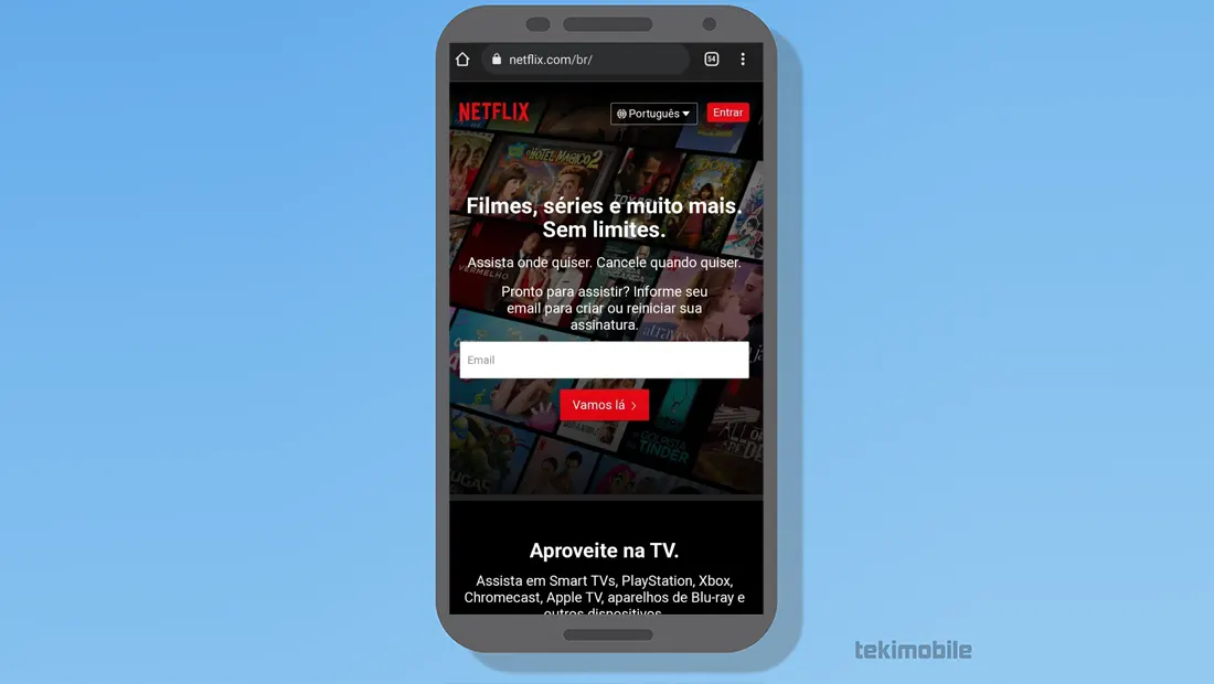 Aprenda como assinar Netflix no celular