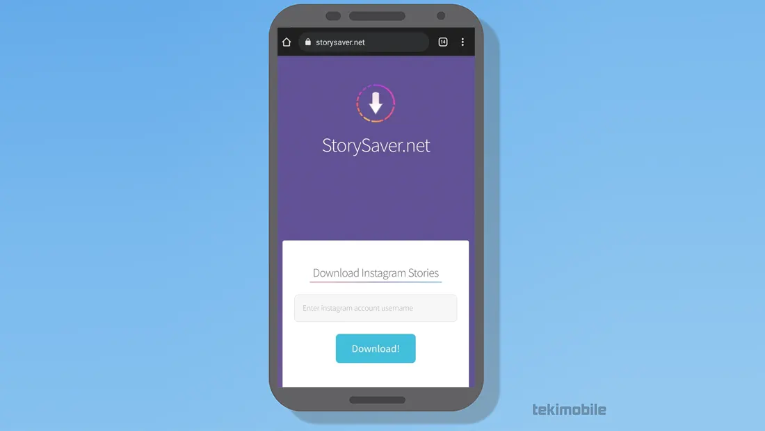 O Storysaver é uma ferramenta online que permite baixar stories do Instagram