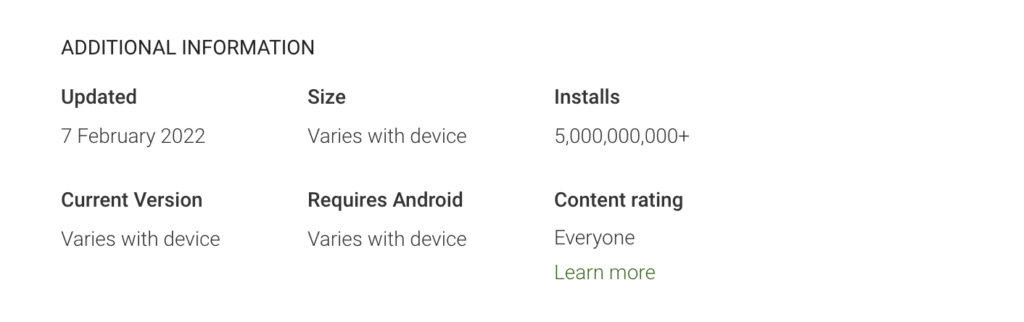Google Duo atinge 5 bilhões de downloads na Play Store 3