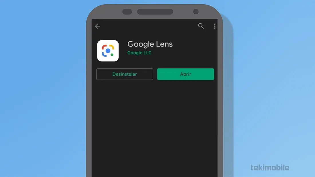 Abra o Google Lens no seu celular