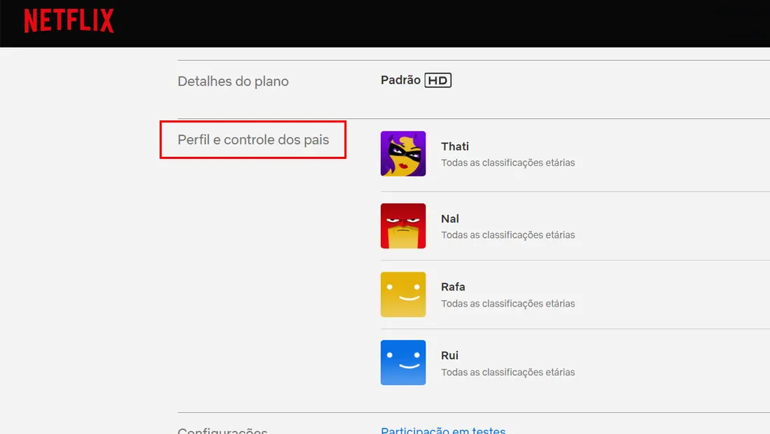 Para aprender como colocar senha no perfil da Netflix siga os passos