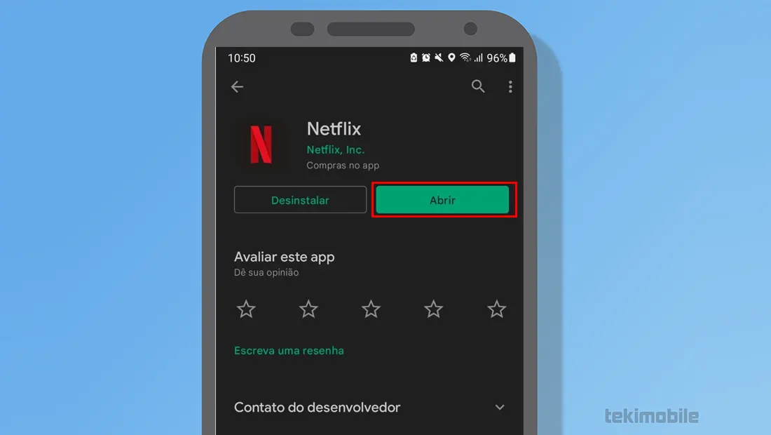 Por vim vá em Abrir na Netflix