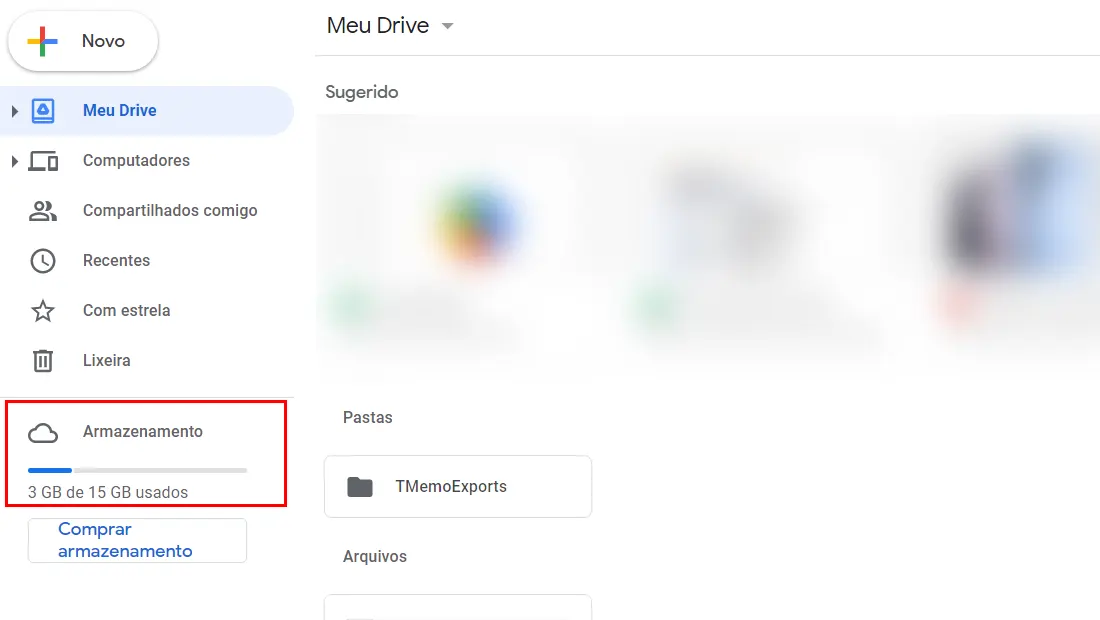 Aprenda como liberar espaço no Google Drive