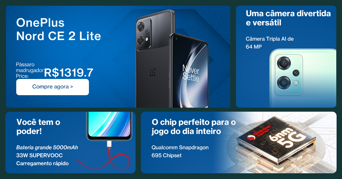 OnePlus Nord nord CE 2 lite 5G custará R$ 1.339 para brasileiros 1